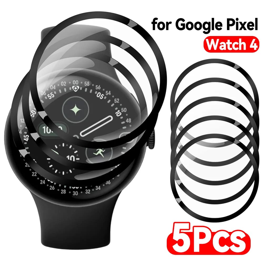 5/1pcs per Google Pixel Watch 4 41mm 45mm Protezione dello schermo dell'orologio Pellicole composite PMMA Pellicola protettiva antigraffio Non in vetro