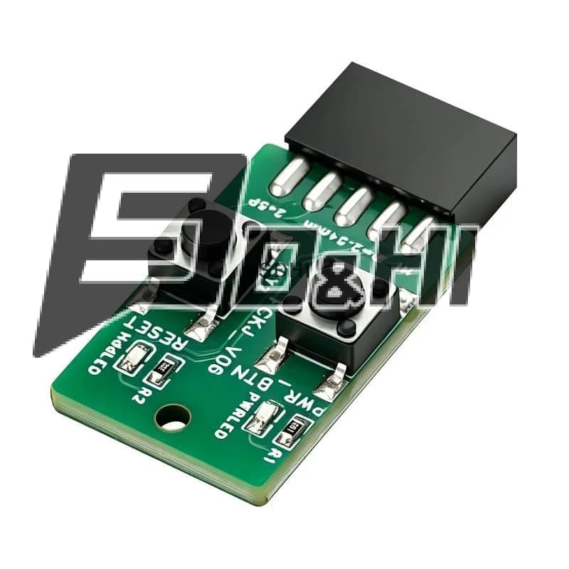PC Power Reset Switch External Module 9Pin Motherboard Header Power LED HDD Indicator For Desktop Computer Repair DIY Mainboard