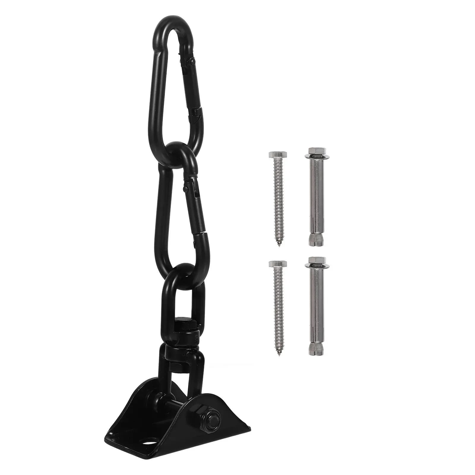 1 set of kits for hanging the stainless steel hammock Heavy Duty 360 ° Hooks Swivel for Hammocks, Chairs, Boxing Bags, Fixed Mount or Wall