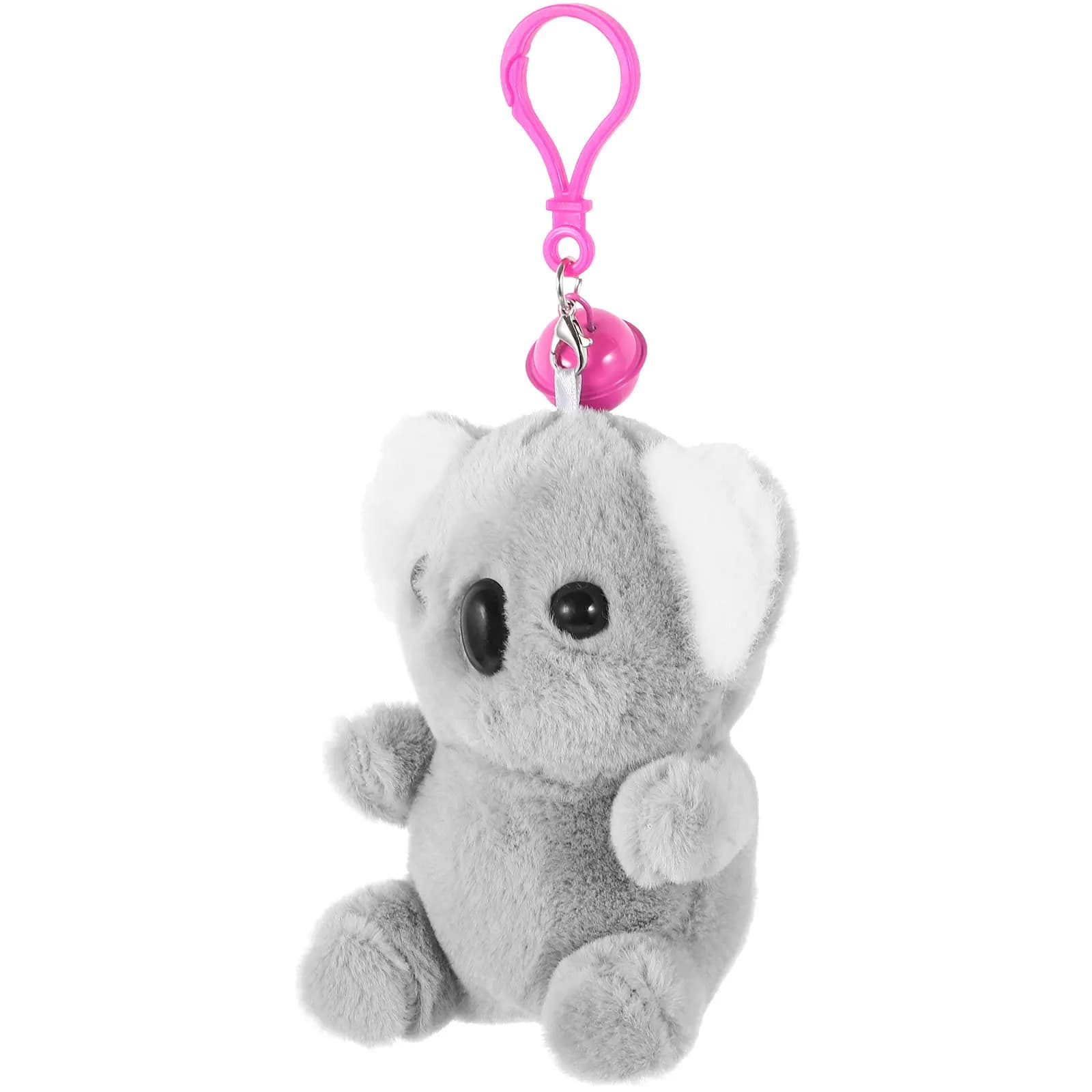 Portachiavi con Peluche a Forma di Koala, Ciondolo Carino per Zaino, Borsa o Decorazione da Appendere