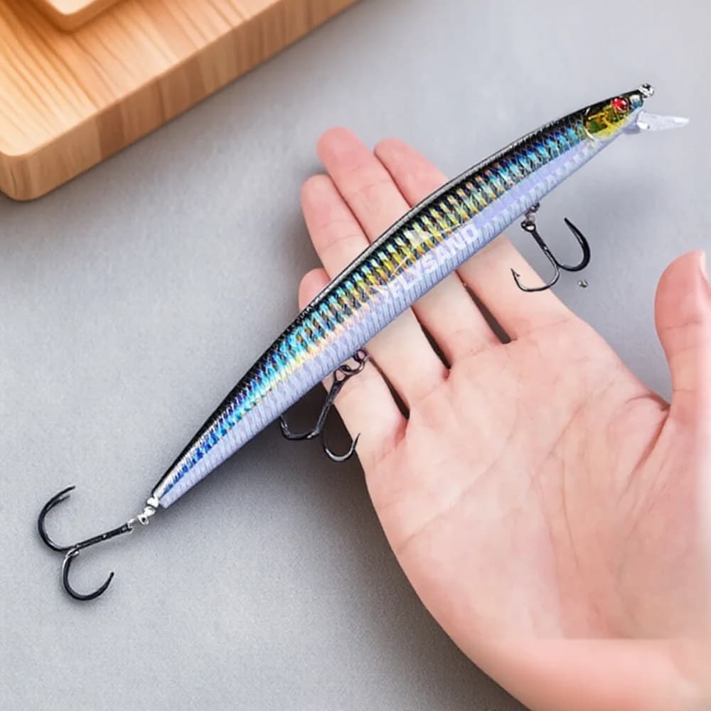 Esche da pesca 18 cm 24g Crankbaits Esca dura Isca Artificiais Pesca Mare Wobbler Esche per il nuoto Laser Minnow