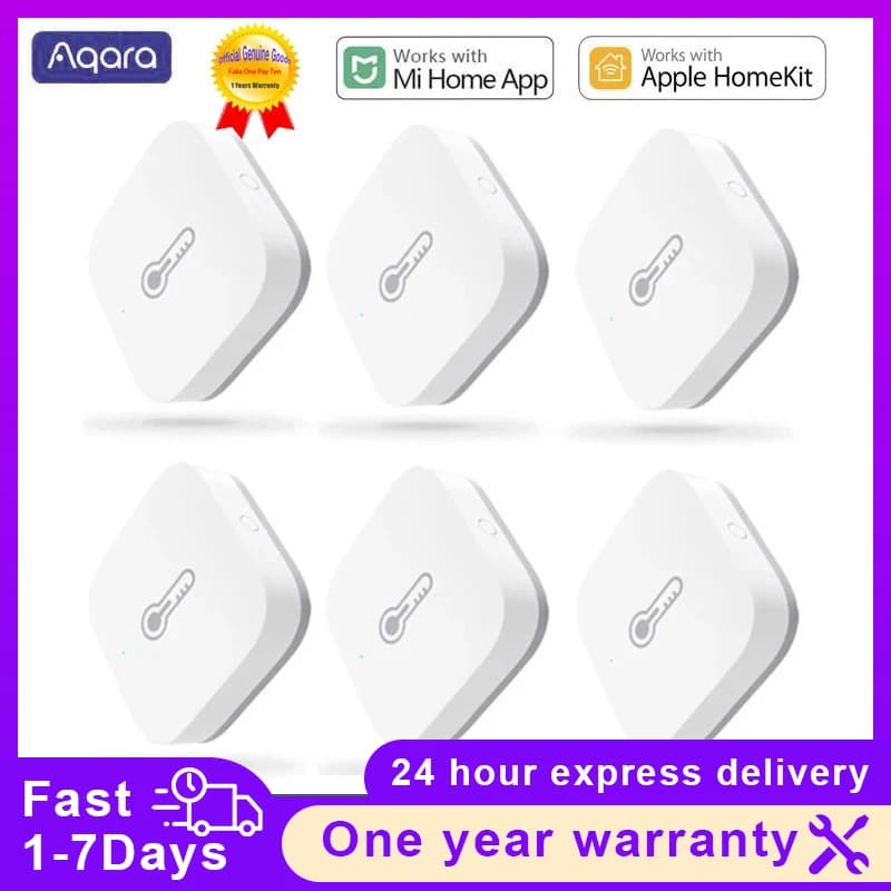 Aqara Temperature Humidity Sensor Smart Zigbee Air Pressure Environment Intelligent Control Intelligent House For Xiaomi Mi Homekit App