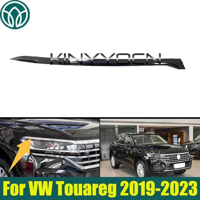 Rivestimento faro cromato per VW Touareg 2019 2020 2021 2022 2023 Rivestimento striscia faro