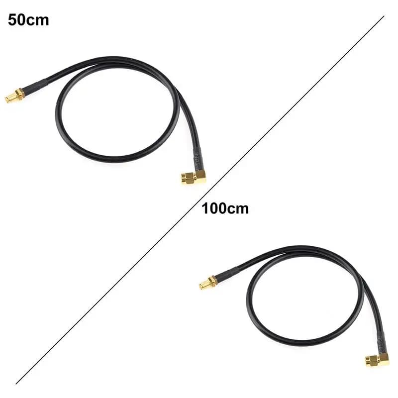 Cavo di prolunga per Antenna da 50/100cm AR-152 cavo coassiale Radio maschio-femmina SMA per Baofeng AR-148 UV-5R UV-82 Walkie Talkie