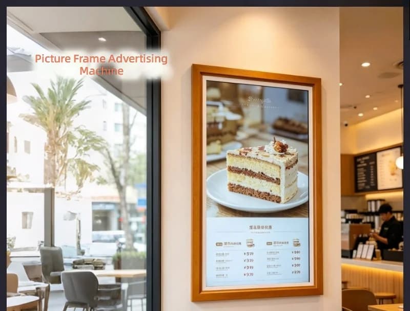 Picture frame advertising machine high definition art digital photo frame dynamic mural commercial display LCD screen display