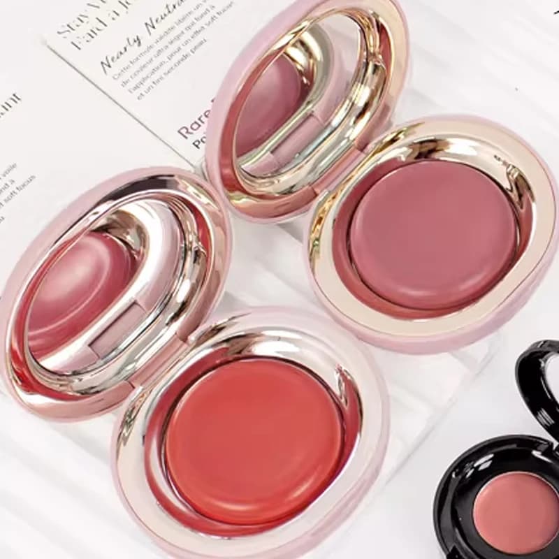 Rare Beauty Liquid Blush Powder, texture fine, pennello per blush in polvere, polvere a immersione uniforme, facile da applicare, blush in crema facile da rimuovere.
