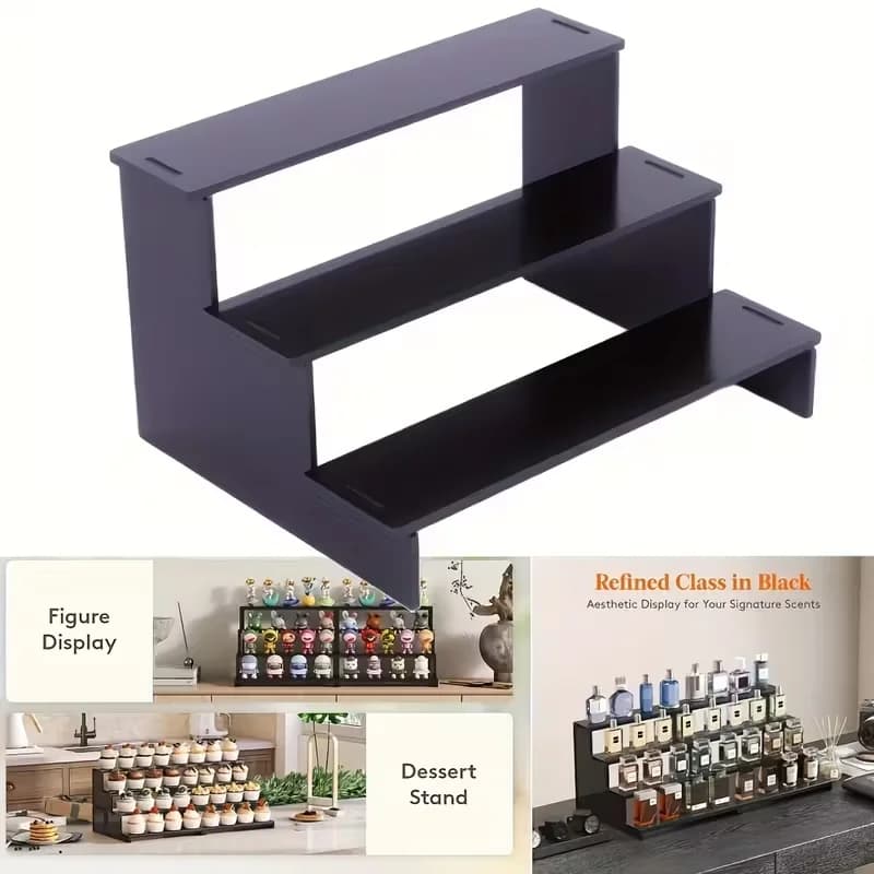 Acrylic Exhibitors shelf Built-in table shelf Cosmetics Perfume storage Cupcake stand shelf shelf