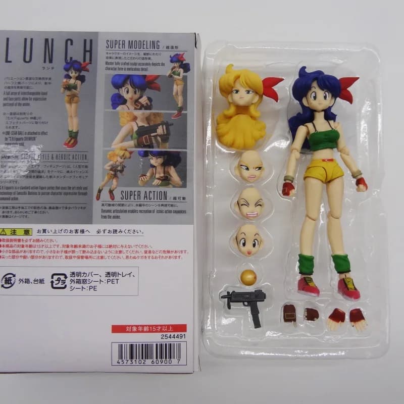 Action Figure SHF di Bulma Super Saiyan da Dragon Ball, Versione Regolare, Modellino Articolato da Collezione