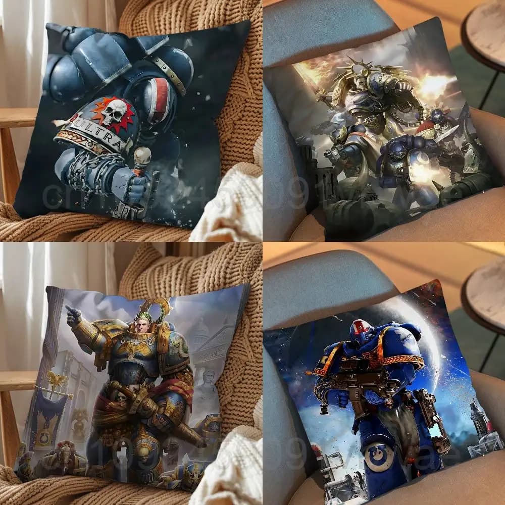 mecha Roboute Guilliman Titus Pillow Case cover Nap Time Sofa Living home Room Bedroom Backrest Cushion Square cojines