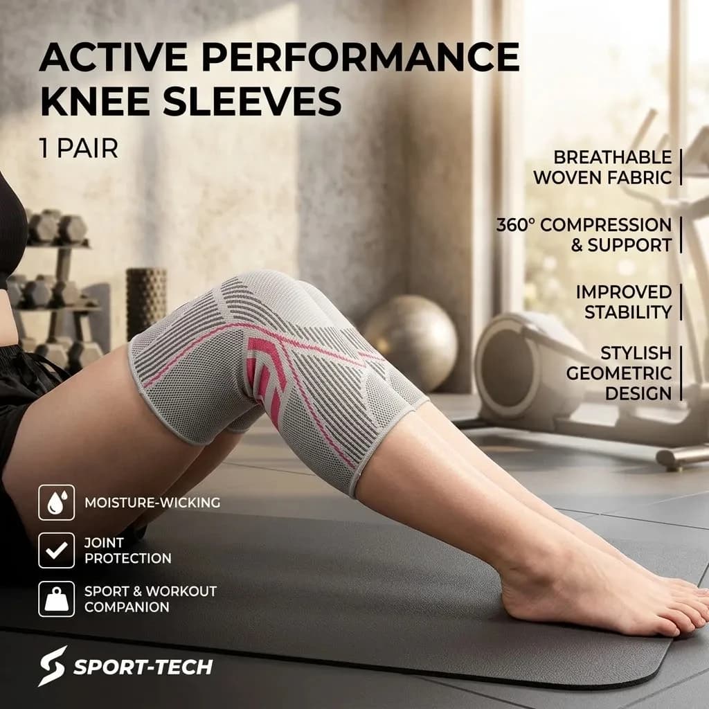 1PCS Knee Brace Knee Sleeve Support For Men And Women Knee Pads For Running, Hiking Meniscus Tear Arthritis Joint