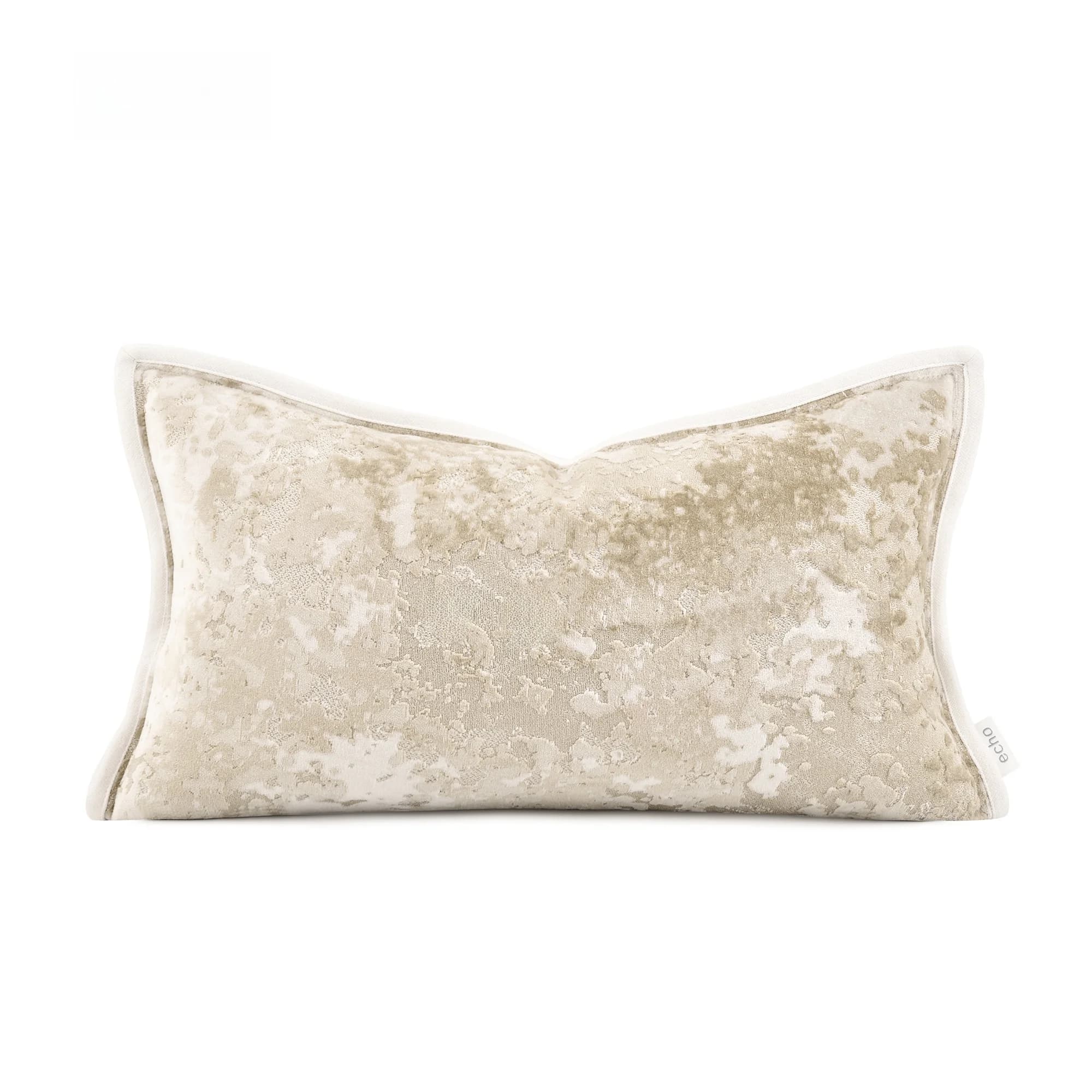 Cuscino Giapponese Minimalista in Legno Originale Wabi Sabi, Cuscino di Lusso in Velluto Bianco Riso, Cuscino per Schienale Divano, Cuscino per Letto Homestay