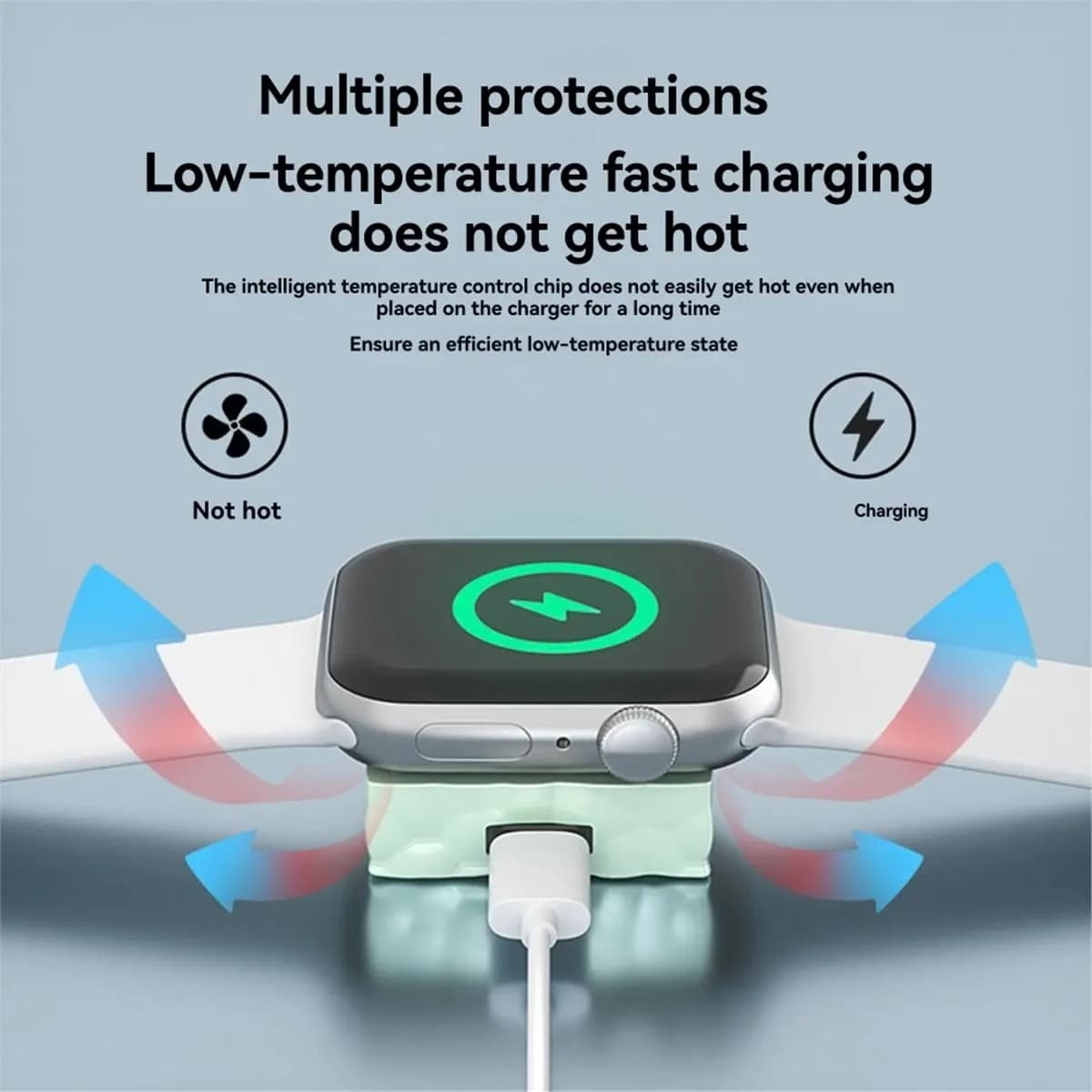 TRENDY STYLE~2025 Upgraded 5W Fast Charger Wireless Charger for Watch Series Watch Charger