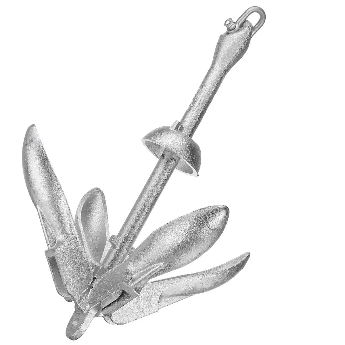 2.5KG/3.2KG Per Yacht Marini Pieghevole Ancoraggio Kayak Canoa Barca In Alluminio Fuso Pieghevole Grapnel Ancoraggio Docking Hardware