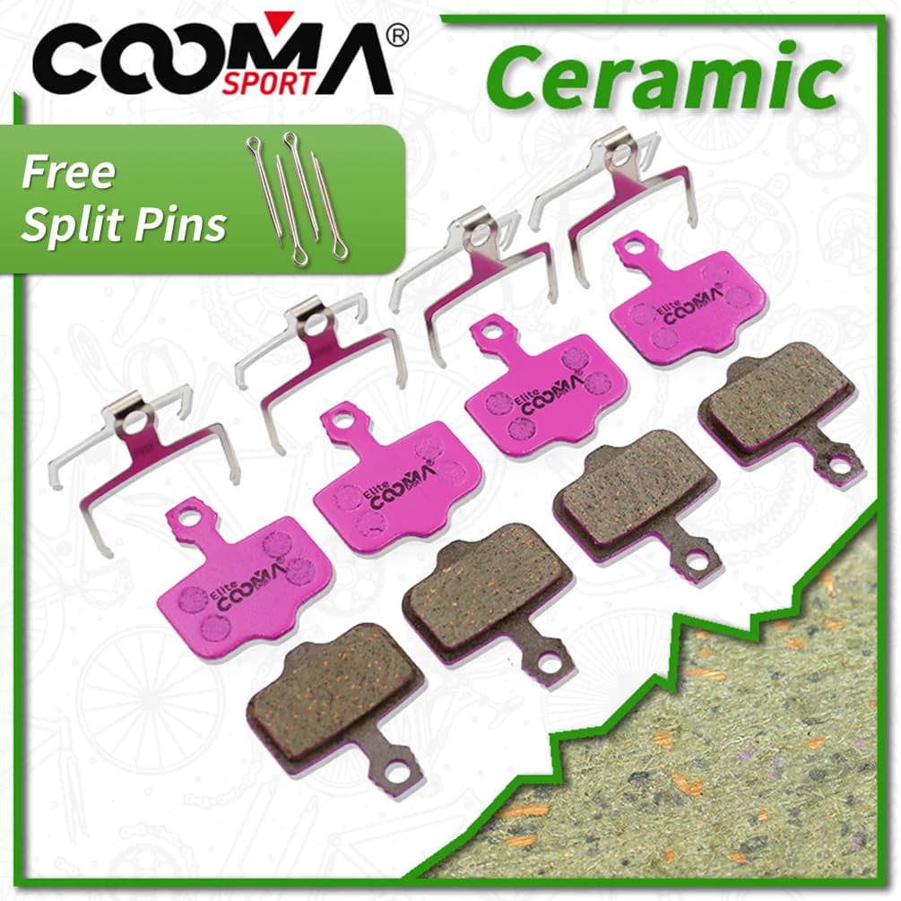 4 paia di pastiglie freno a disco in ceramica per bicicletta per SRAM Red Force ETAP AXS HRD DB LEVEL Elixir R, CR, CR Mag, 1/3/5/7/9, X.0, XX