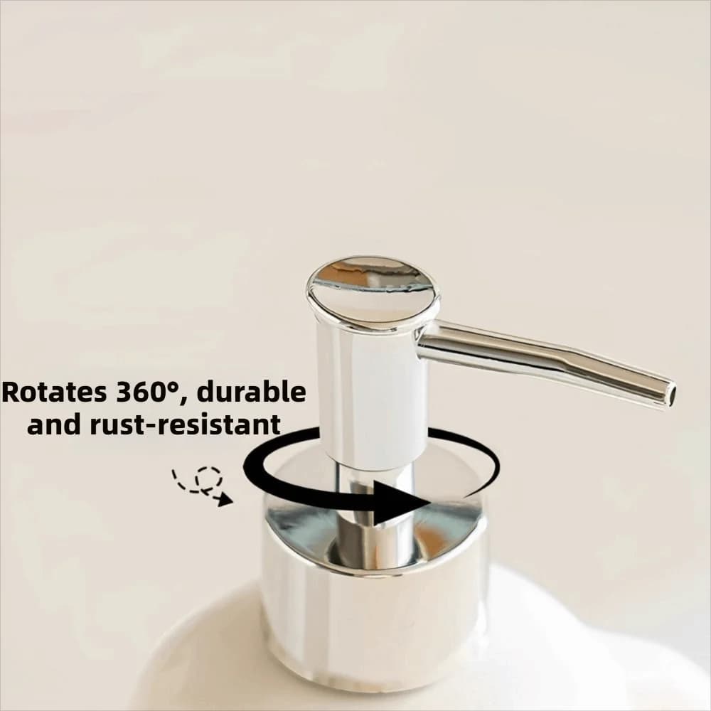 Dispenser di Sapone Liquido in Ceramica a Forma di Cane, Bottiglia Vuota a Forma di Cane, Dispenser di Lozione con Pompa a Pressione, Carino Dispenser di Shampoo per Doccia