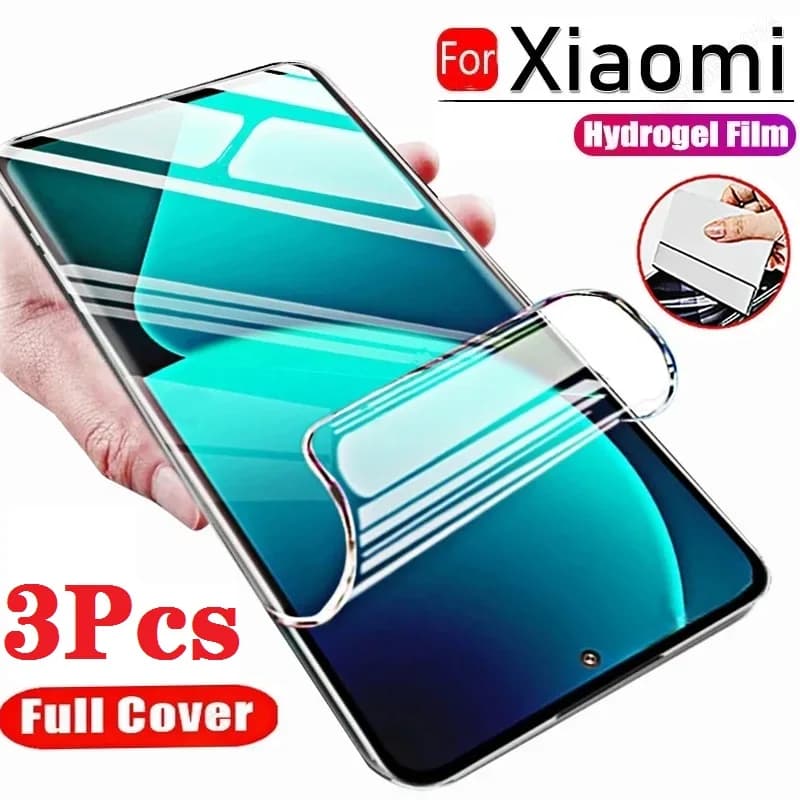 3Pcs Hydrogel Soft Film For Xiaomi Redmi Note 10 11 10S 11S 10A 10C 8 9 Pro 9S 9T 9A 9C Screen Protector