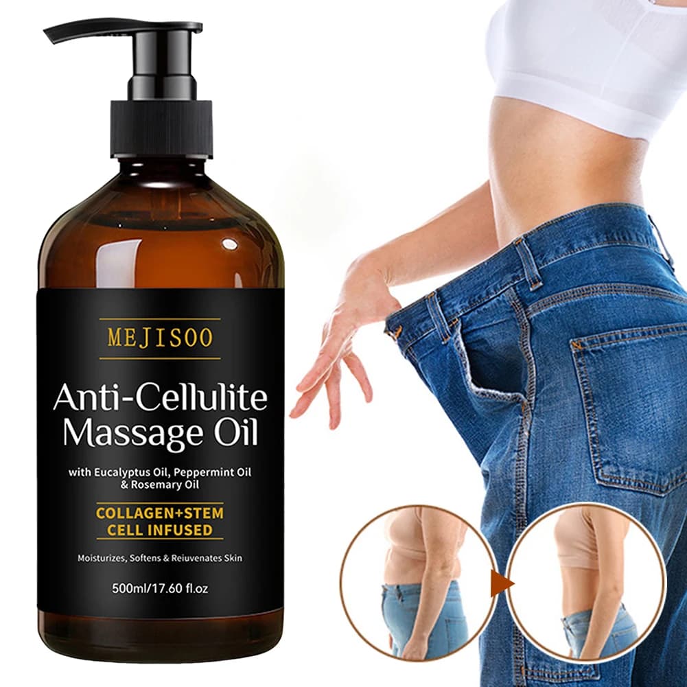 Anti-cellulite massage oil Body massage tools