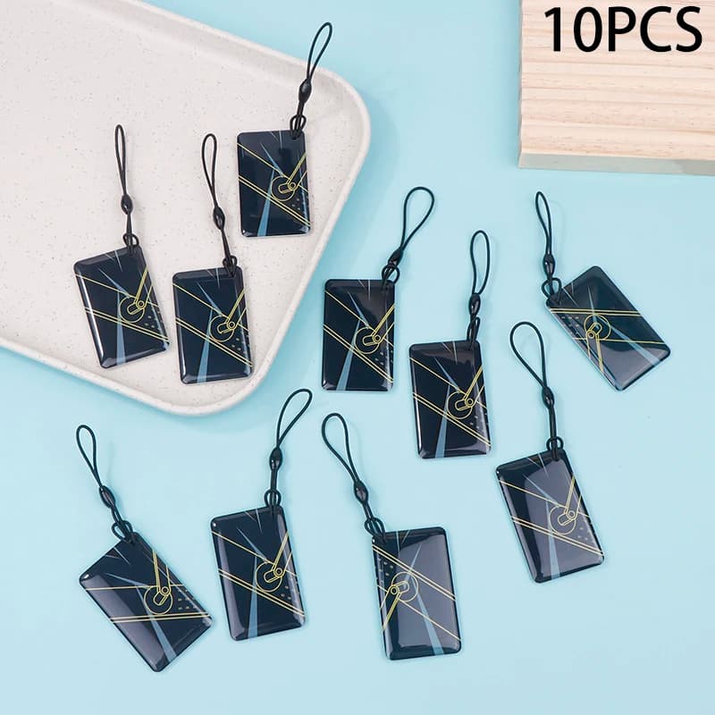 10PCS Smart Card Vuote 13.56MHz con IC Aggiuntivo e Standard ISO Criptato per Chiavi Hotel e Serrature Intelligenti Tuya