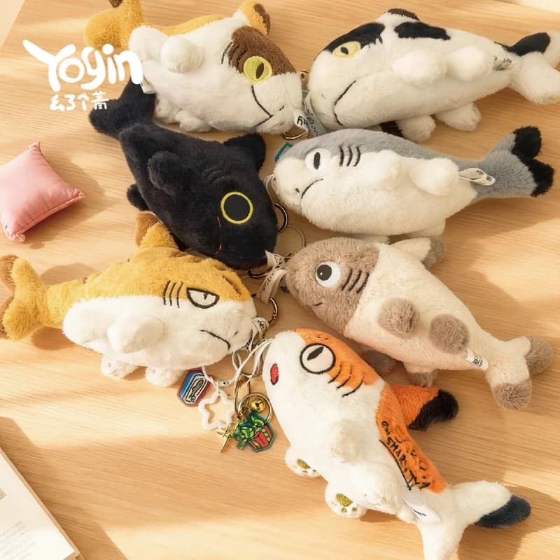 Yogin New Sharkitty Cheeky Heel Box Mini Sharkitty Mouth Doll Pendant Toys Creative Decoration Box Mysterious Christmas Gift