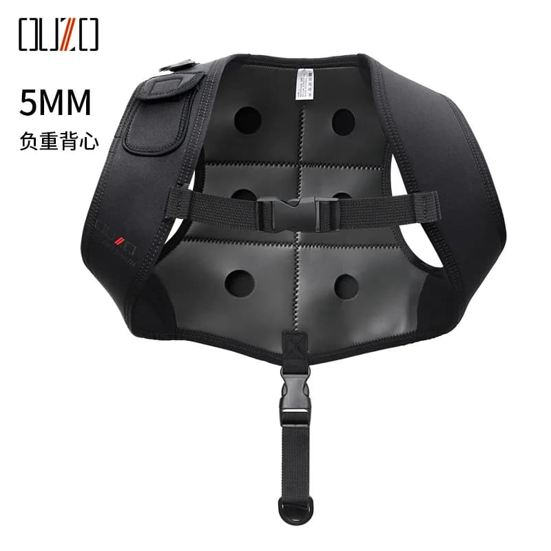 OUZO Weighted Vest 5mm Freediving Diving Weight Belt Running Spearfishing Lead Vest