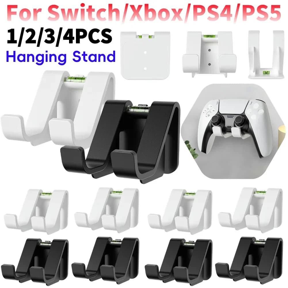 Supporto da parete per controller di gioco (1-4 pezzi) per Nintendo Switch/Xbox/PS4/PS5 - Accessori per gamepad