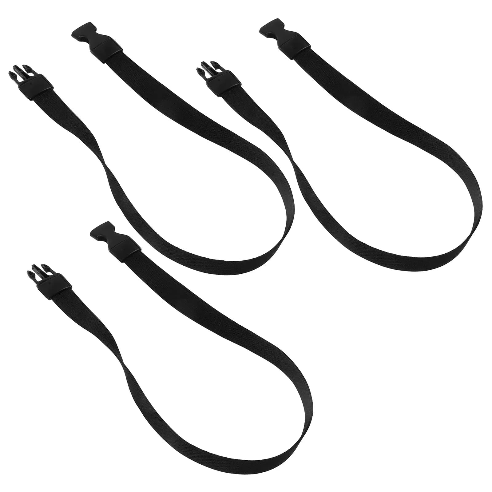 Set di 3 Fasce Elastiche per Fissaggio Sacchi della Spazzatura, Resistenti e Antiscivolo per Contenitori e Cestini
