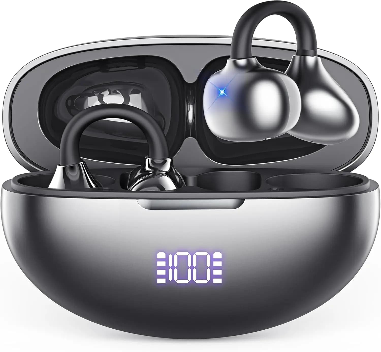 Auxiliary Real Time AI Translators for 198 Languages, 80 Hours Autonomy, Bluetooth Wireless for Travel and Business