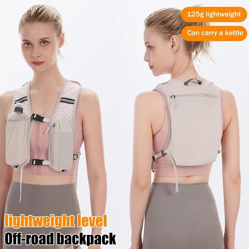 New Factory Sales Running Hydration Vest Backpack Hiking Cycling Marathon Lightweight Water Chest Pack With Phone Storage Pocket