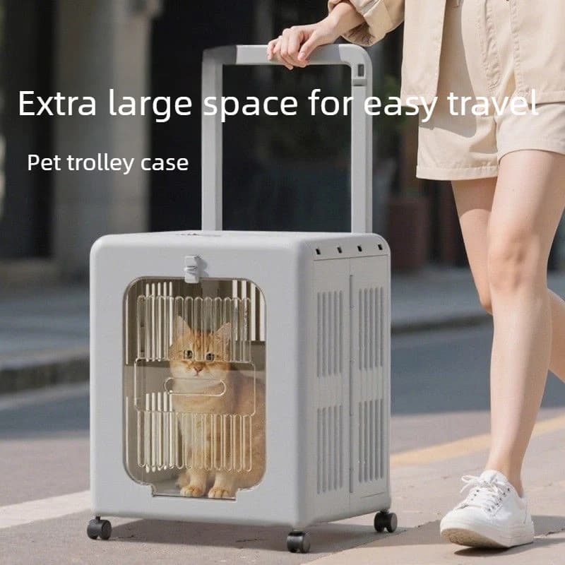 Dog Backpack Space Cage Cat Carrier Sac De Transport Portable Pet Carry-on Suitcase Pet Luggage Box Foldable Cat Carrier