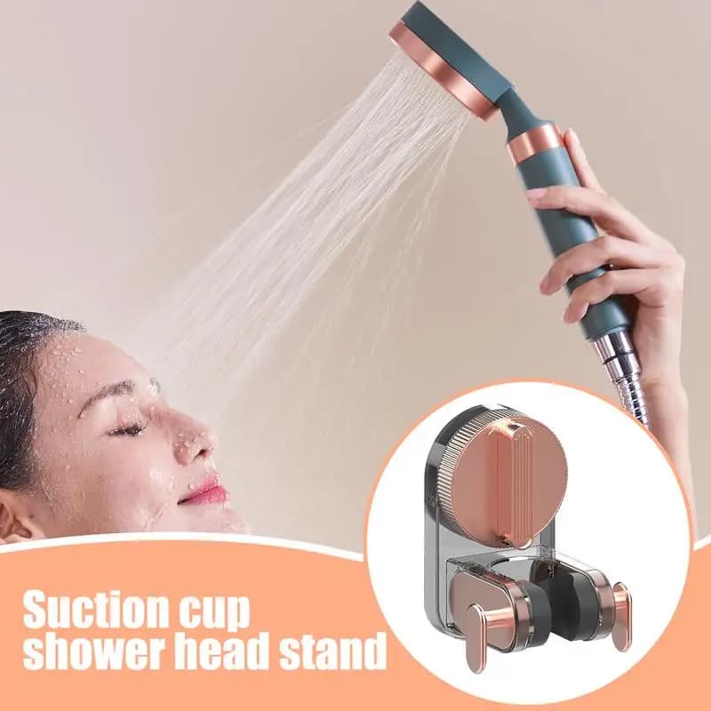 Supporto per soffione doccia Supporto per soffione doccia Ventosa Staffa per soffione doccia regolabile Gancio per gancio per bagno per supporto per disabili anziani