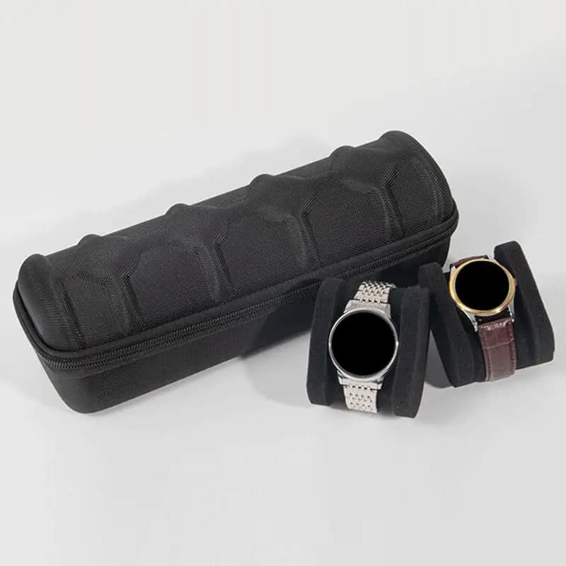2025 New Women's Watch Box Organizer Portable Travel Case Wrist Watch Display and Smart Watches Display
