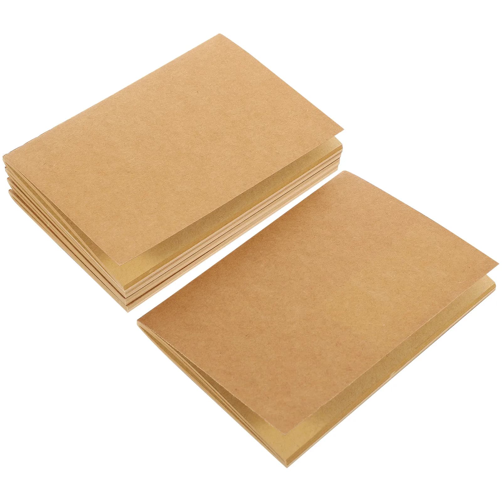 5 pezzi di quaderni in carta kraft, agenda portatile, agenda giornaliera, diario di viaggio, quaderno per scrivere, blocco note ricaricabile per studenti