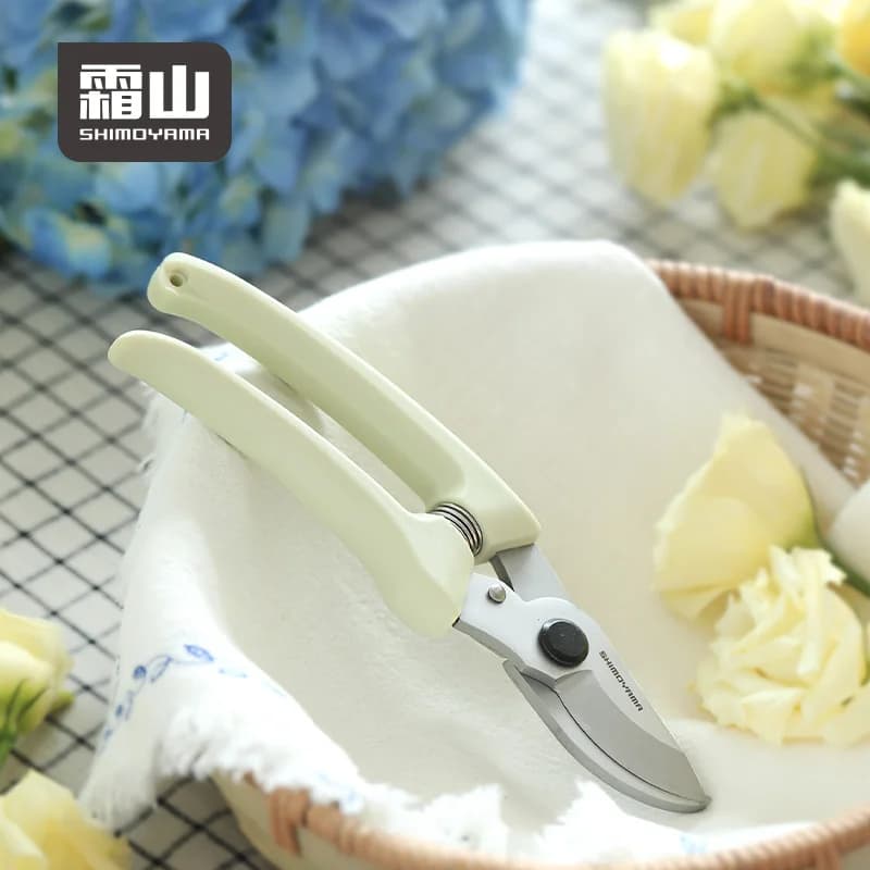 SHIMOYAMA Professional Garden Scissors, Cesoie Sharpeners for Vivi Flower Care