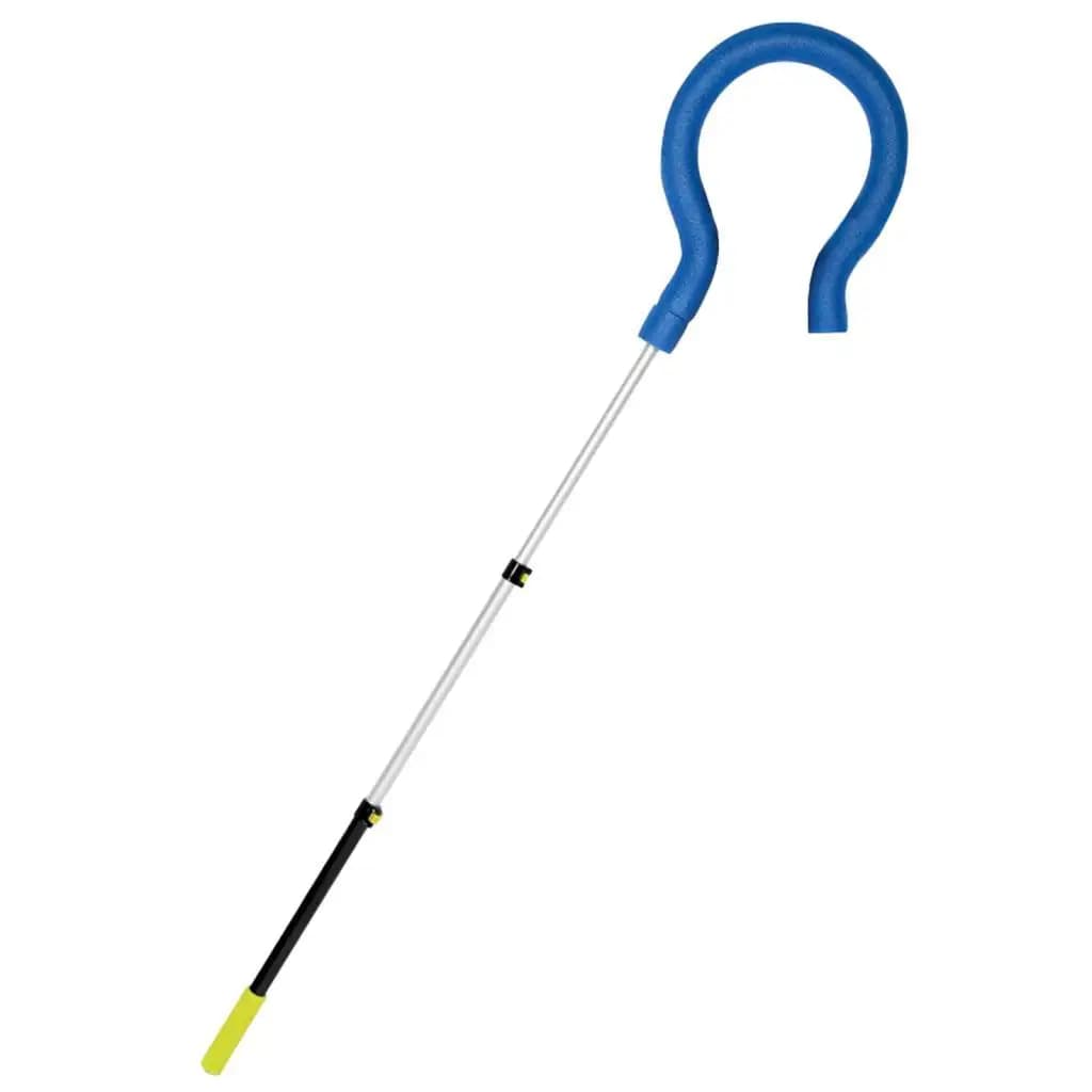 Volleyball Spike Trainer with Question Mark Hook Adjustable Length Volleyball Hitting Trainer for Practicing Serving Setting