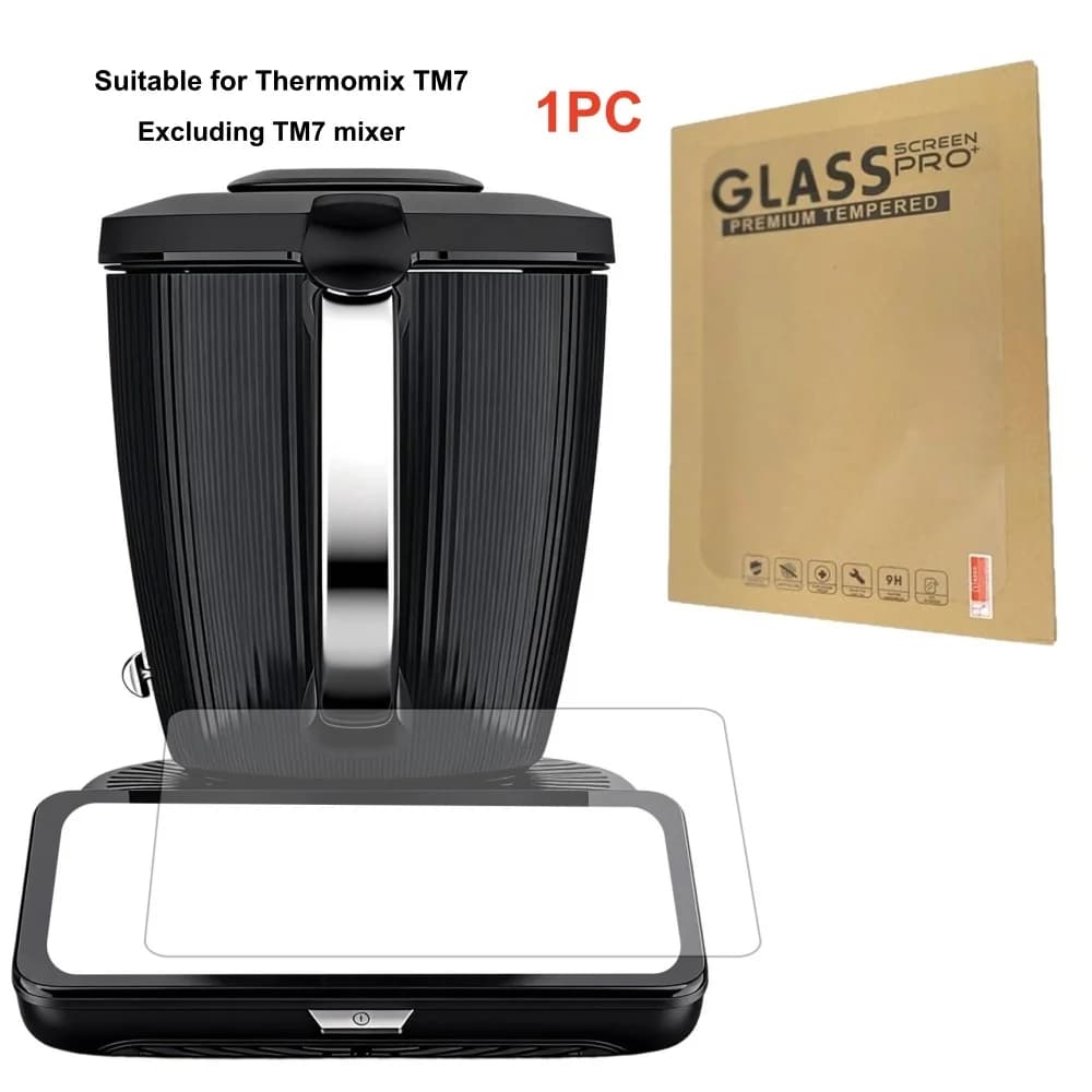 Proteggi schermo in vetro temperato Thermomix TM7, resistente alle crepe, resistente ai graffi, durevole, accessori da cucina per frullatore.