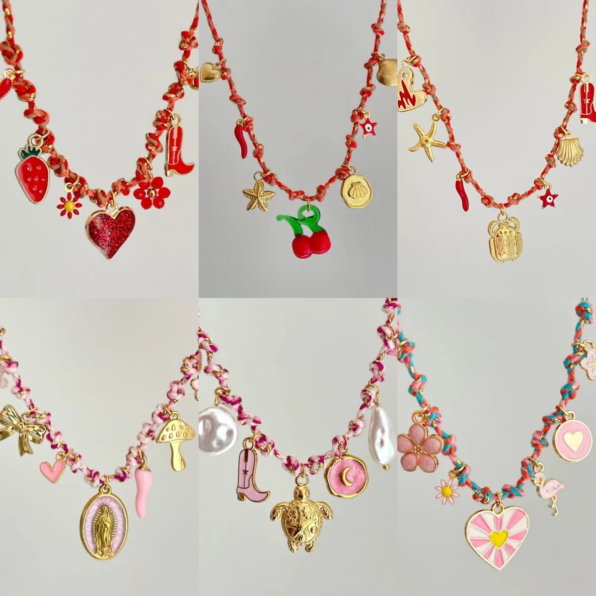 Nuova collana alla moda con stella marina in stile marino per donna, decorazione di gioielli per le vacanze, catena di corda intrecciata, ciondolo per feste in spiaggia