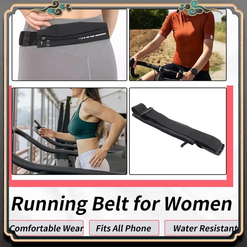 Premium Running Belt for Women's Running Waist Carrier Phone Runners Packet for Iphone 12 11 Pro Max XS XR 8 7 Plus