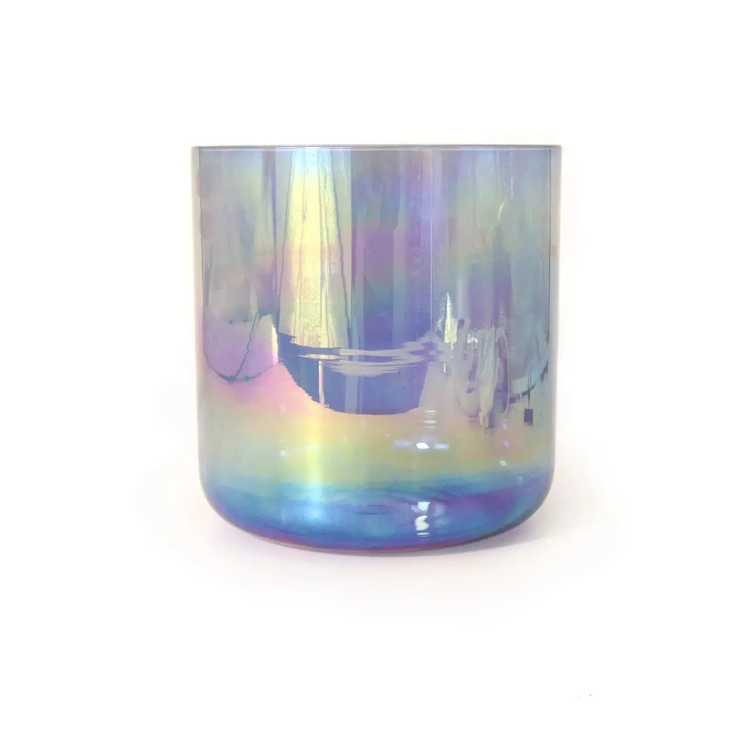 AMAZING Sound Aurora Cosmic Light Clear Quartz Crystal Singing Bowl 432hz for Sound Healing Yoga Meditation Musical Instrume
