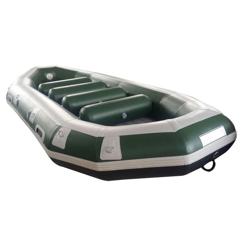 Water rafting boat, thickened bottom hard bottom clip net fishing inflatable boat
