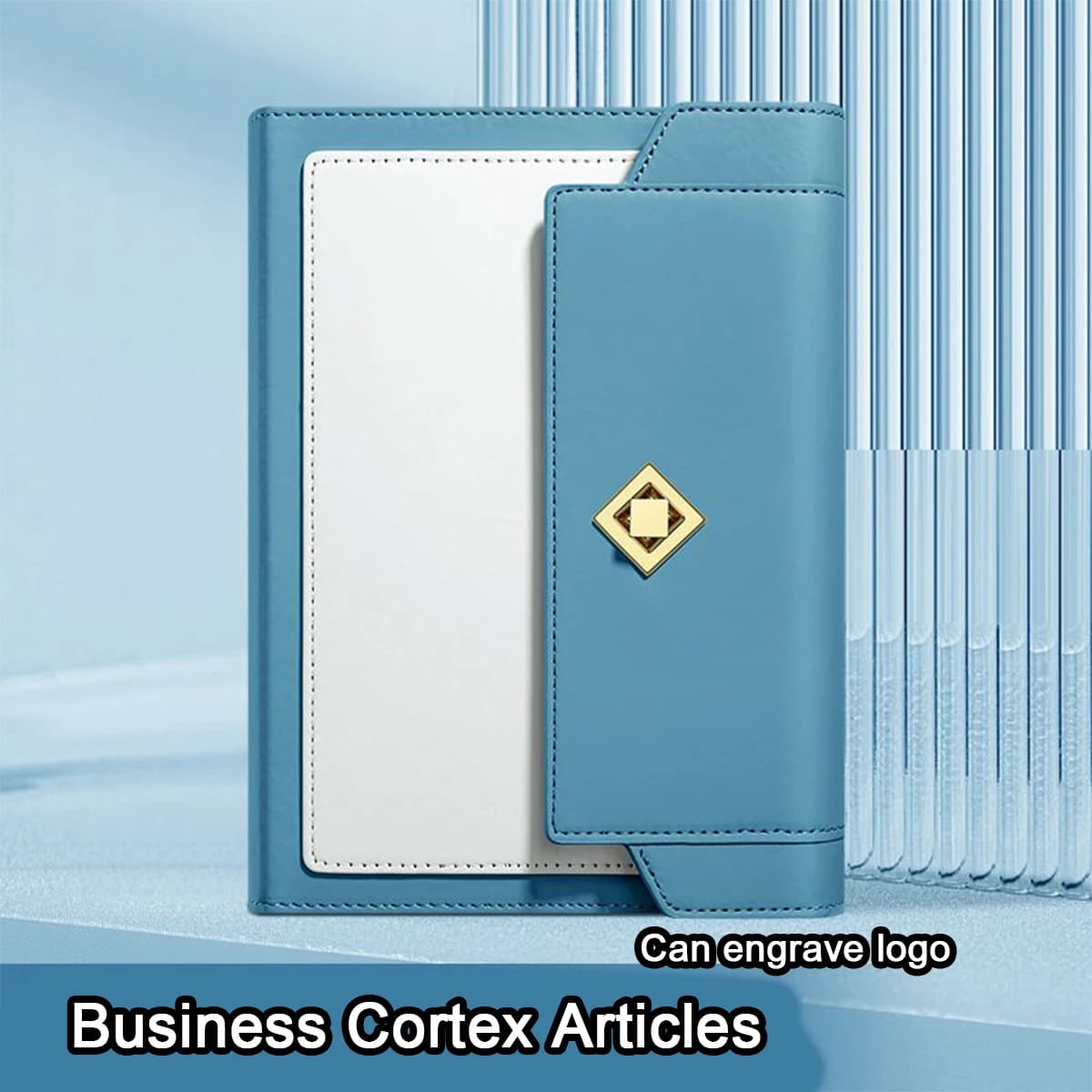 (Can Engrave Logo) A5 Thickened Business Leather Notepad, Meeting Record Book, Work Notebook, Daily Planner, Study Notes, Diary