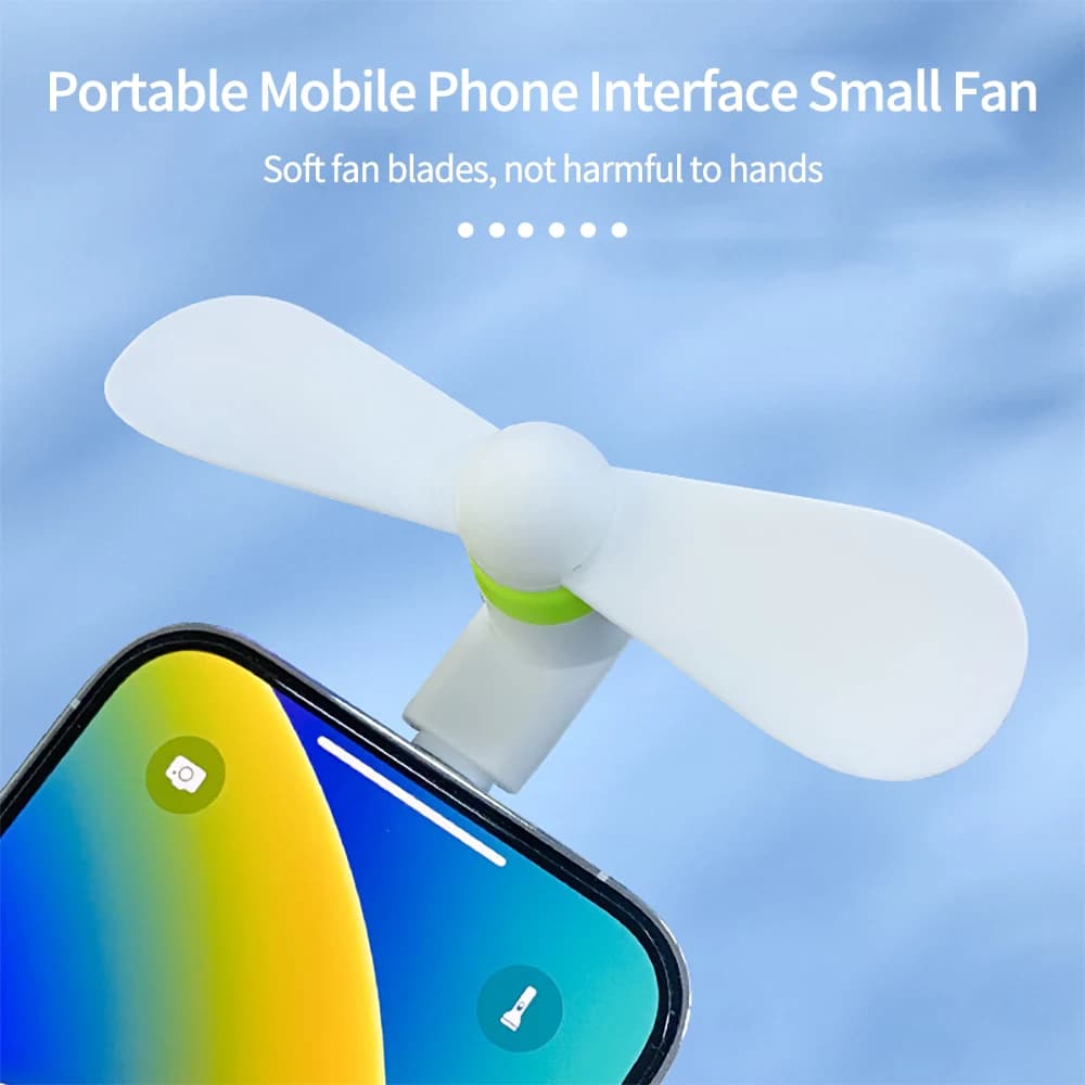 Creativo Mini Portatile Micro USB Ventola 5v 1w Del Telefono Mobile USB Gadget Ventole Tester Per Tipo C di Raffreddamento Del Ventilatore A Mano di Raffreddamento Del Telefono