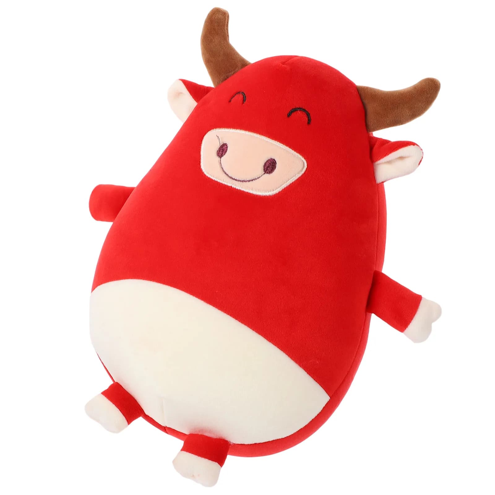 Cuscino a U per il Collo con Motivo Cartone Animato Anno del Bue, Supporto per il Collo, Cuscino da Viaggio con Rivestimento Morbido, Comodo per Lunghi Viaggi