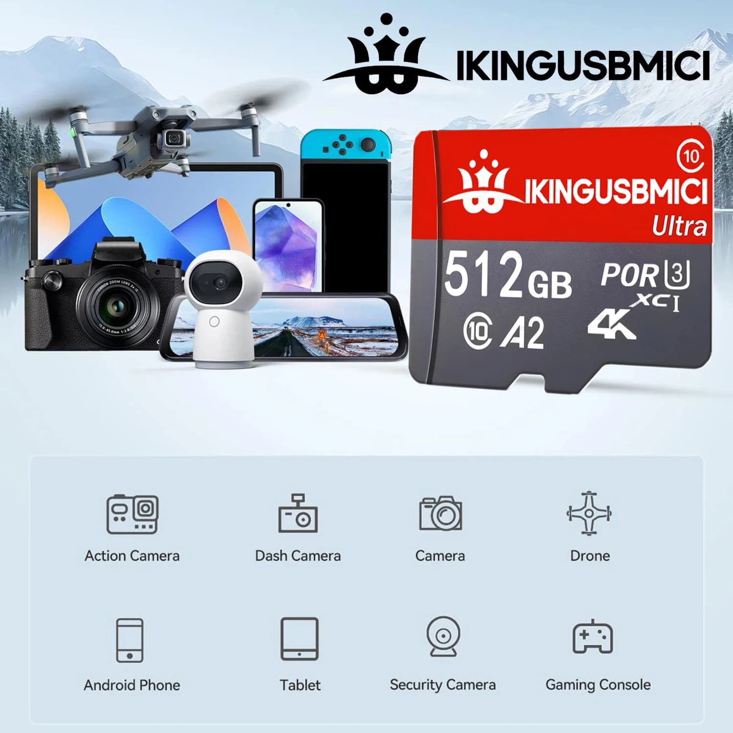 32GB 512GB 64GB 128GB Rugged Micro TF SD Card SD Cards TF Cards Memory Card C10 U3 V30 for Laptop/Smartphone/Phone/Camera