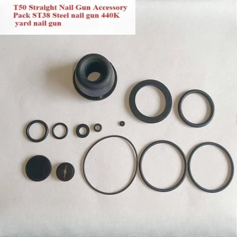 Kit di accessori per utensili di ricambio per riparazione pistola sparachiodi cucitrice ad aria per tampone T50 F-3232 ST64 F30 parti di automobili per piastrelle per chiodi in acciaio dritto