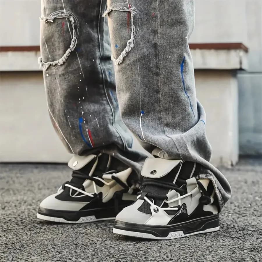 Scarpe da Skateboard Stile Street per Uomo, Sneakers Casual alla Moda, Design di Tendenza, Scarpe Bread