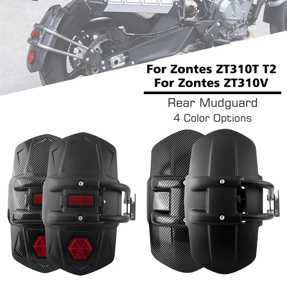 Parafango Posteriore Paraspruzzi per Moto Zontes ZT310T 310 T T2 ZT310V 310 V - Accessorio Protettivo