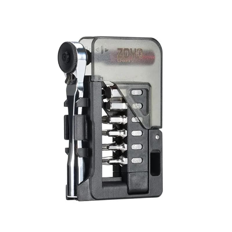 ZOYOSPORTS Ratchet Screwdriver Set 12 In 1 Extension Bar Compact Repair Kit For Bike Electronics-AA85