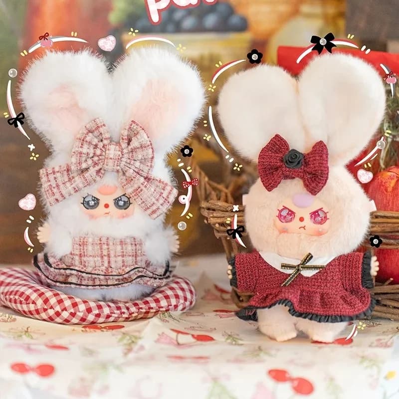Genuin Baby Three Oli'S Wardrobe Series Blind Box Cute Mini Vinyl Plush Doll Bag Pendant Decor Ornament Trendy Toy Surprise Gift