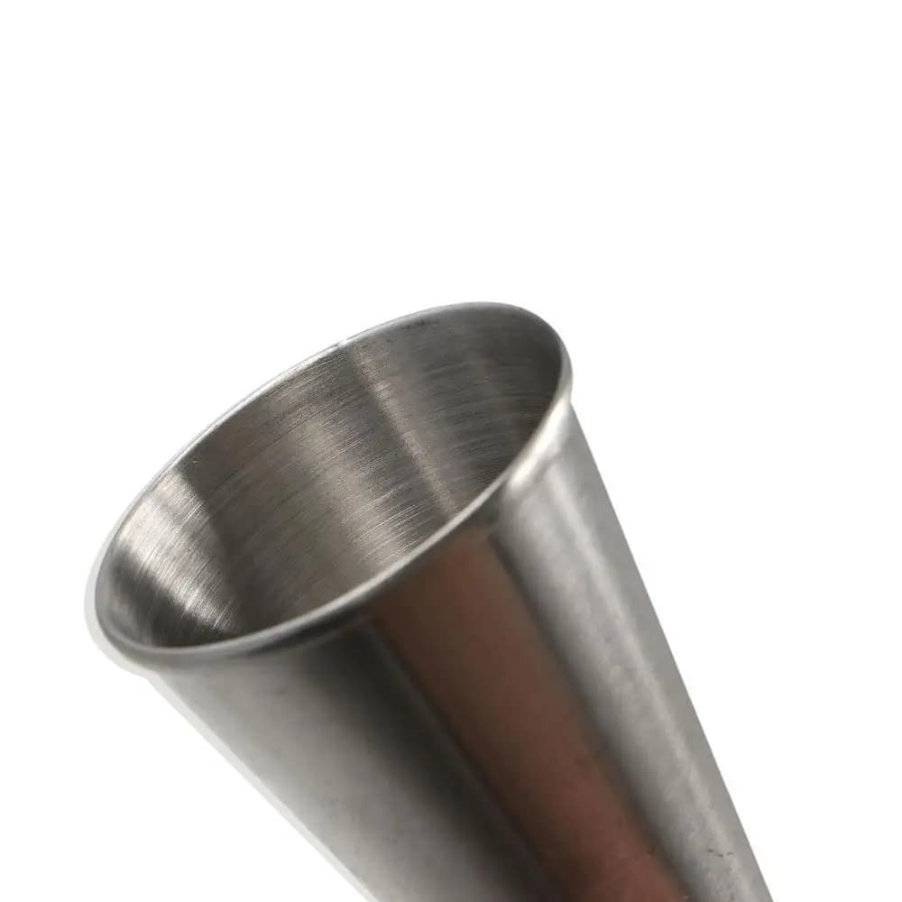 Misurini in Acciaio Inossidabile a Doppia Scala con Bordo Arrotolato 15/30 25/50 20/40ml, Jigger per Cocktail con Superficie Liscia e Lucida