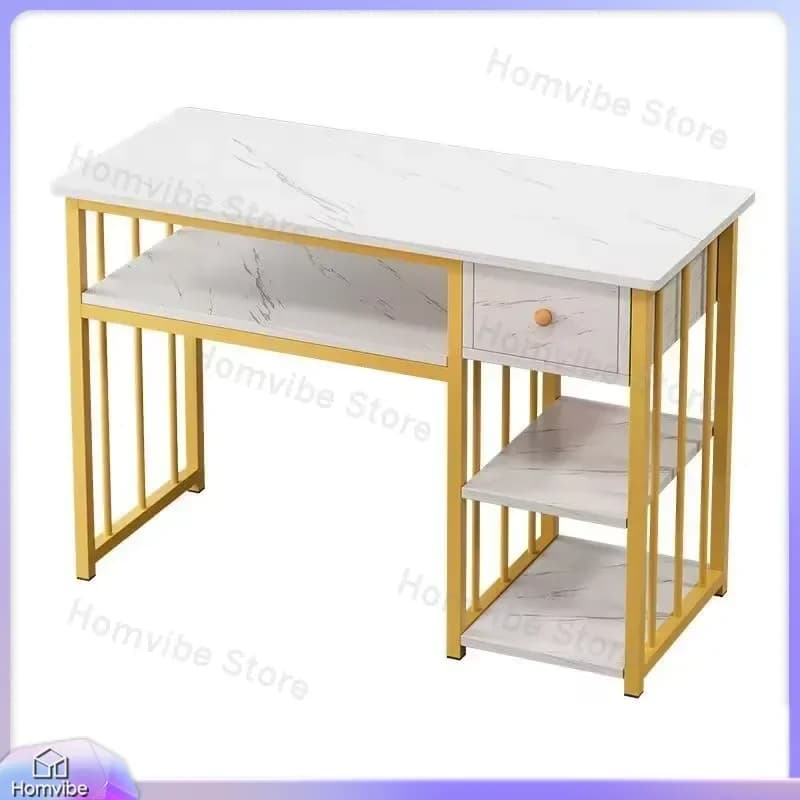 Tavolo Moderno in Legno per Nail Art con Sedia per Salone e Uso Domestico, Arredamento per Bar, Postazione Unghie, Scrivania per Manicure
